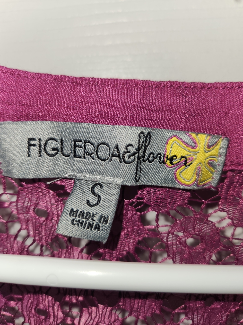 🍉Embroidered Magenta Button-Front Tunic Top - Picture 3 of 8